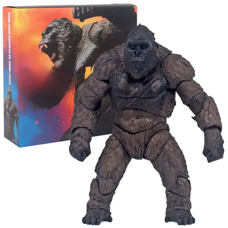 Bandai Godzilla vs. Kong, King Kong gegen Godzilla, Actionfigur, bewegliche Gelenke - Bild 1