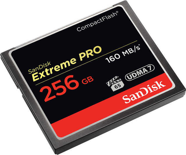 SanDisk Extreme Pro CompactFlash Speicherkarte, 256 GB, Schwarz - Bild 2