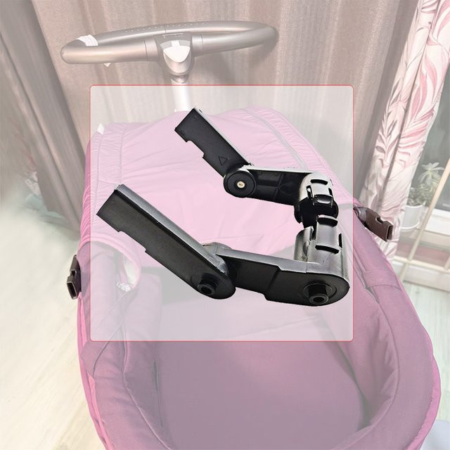 Stokke Sonnendach Clips in Schwarz für Baby Buggy Xplory V3/V4/V5/V6 und X Dsland Kinderwagen Sonnenschirm Vorrichtung und Korb Dach Unterstützung Stange Klemmen - Bild 1