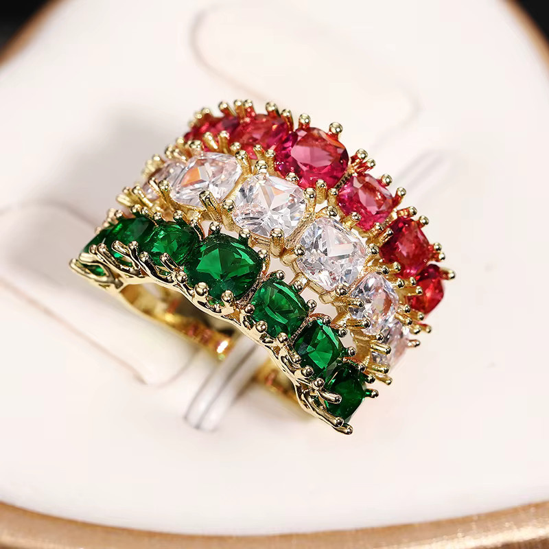 Huitan Schmuck, Gold, Zirkonia, Damen - Bild 3
