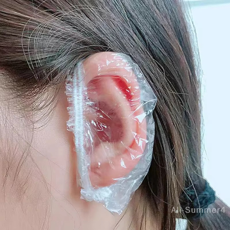 100 Stück Einweg Ohr Abdeckung Wasserdicht, Unisex - Bild 2