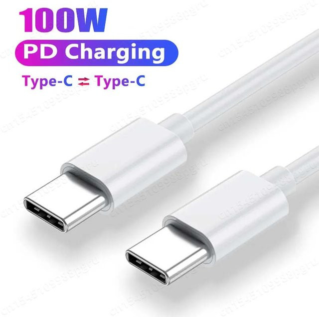 MINIONS CHARGE USB C auf USB Typ C Kabel Weiß, 100 W Schnelllade-Datenkabel für Huawei Samsung Xiaomi MacBook iPad - Bild 1