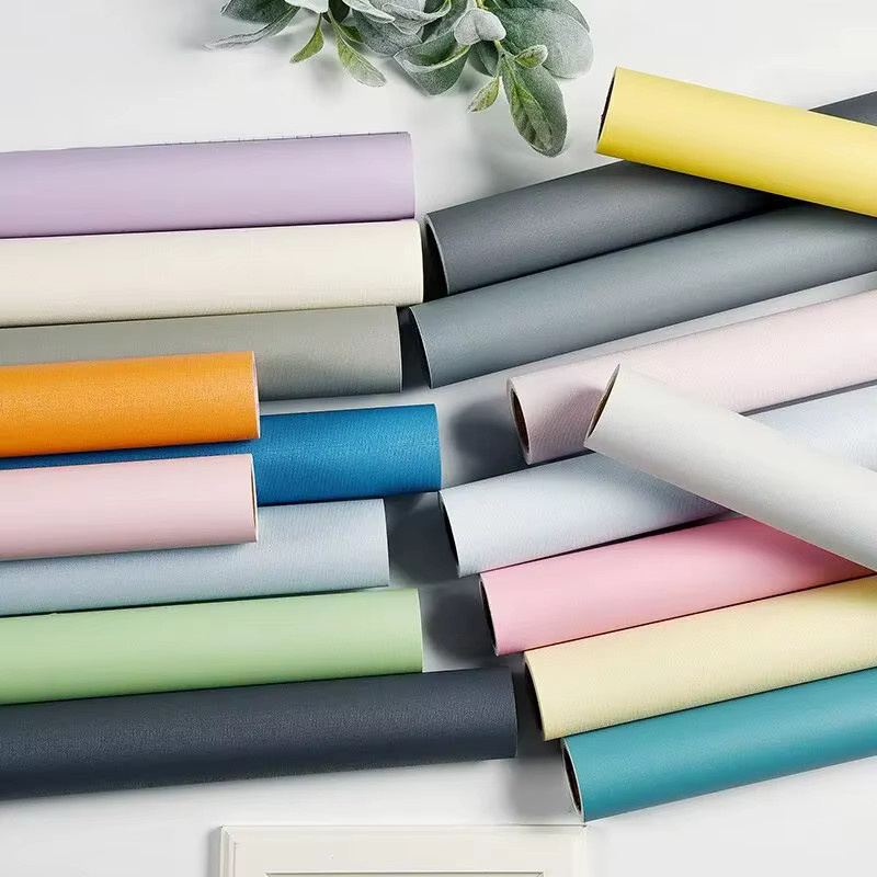 Selbstklebende PVC-Wandaufkleber Macaron in Grau und Weiß, wasserdicht und antifouling, Durchmesser: 45 cm - Bild 2