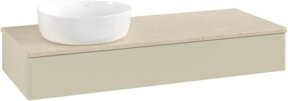 V&B Antao Waschtischunterschrank mit LED-Beleuchtung, Grau lackiert, B/T/H: 120 x 50 x 19 cm - Bild 1