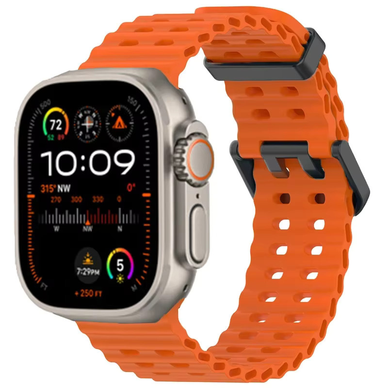Silikon Armband für Apple Watch, Marine Band, Unisex - Bild 2