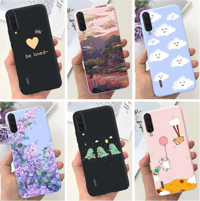 Silikon Schutzhülle mit Muster für Xiaomi Mi A3 in Multicolour - Bild 1