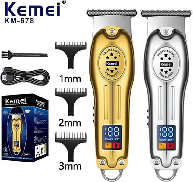 Kemei KM-678 Mini-Haarschneider, Gold, Unisex - Bild 1