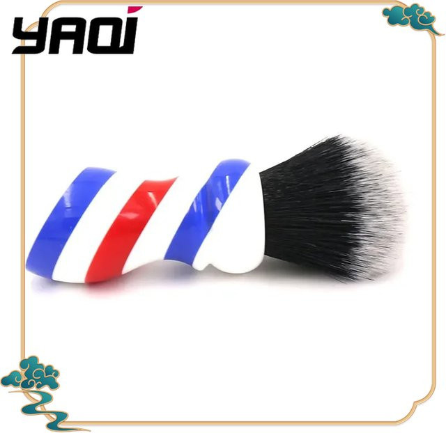 Yaqi Nassrasierpinsel Barber Pole Style, 24mm, Herren - Bild 1