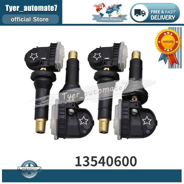 GANGLE Reifendrucküberwachungssensor 315MHz in Schwarz für Buick Allure, Cadillac CTS, Chevrolet HHR, GMC Acadia, Pontiac G3 und Saturn Aura - Bild 1