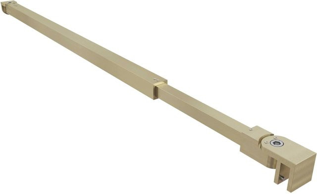 AICA Flexible Stabilisatoren für Duschkabinen und Glaswände, Gold Glänzend, Aluminium, für 6-10mm Glasstärke - Bild 1