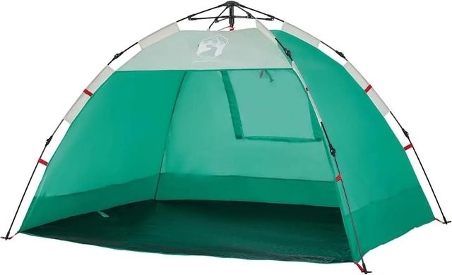 vidaXL Strandzelt für 2 Personen in Seegrün mit Quick Release System und wasserdichtem Polyester - Bild 1