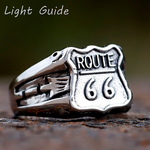 Ring 316L Edelstahl, Vintage, Silber, Unisex - Bild 1