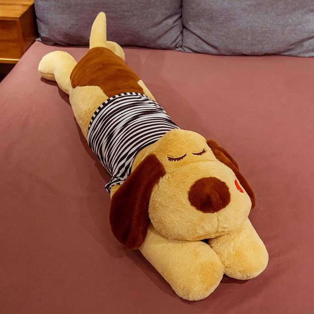 Yiran Health & Beauty Hund Plüschkissen, Stofftier, 110cm, ab 1 Jahr - Bild 1