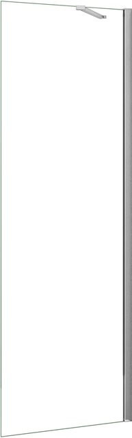 AICA Walk-in Duschkabine F104 mit Diagonal-Stabilisator, ESG-Glas 8mm, transparent, B: 85 cm, H: 200 cm - Bild 1