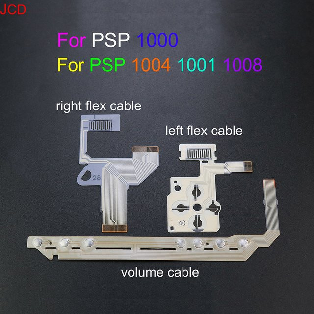 JCD Ersatz Flexkabel für PSP 1000, 1001, 1004, 1008 mit Kreuztaste, Richtungstasten und Lautstärketasten - Bild 1
