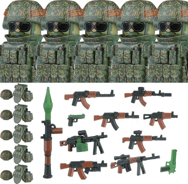 Brangdy Militärisches Kommando Spezialeinheiten RU SWAT Bausteine, Einzelfigur - Bild 1