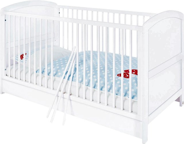Pinolino 2-tlg. Babyzimmer Laura Set aus Kiefernholz in Weiß, B/T/H: 120 x 90 x 80 cm - Bild 1