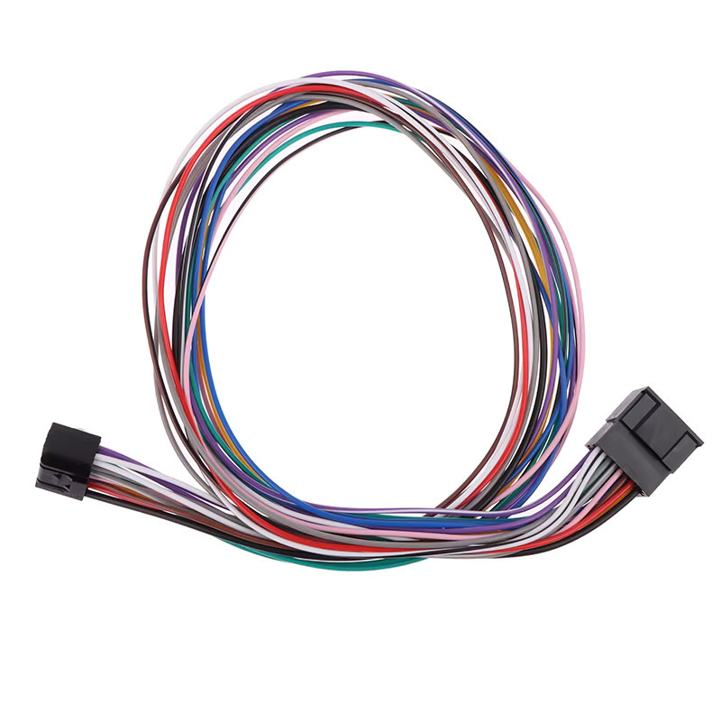 Universal 16 Pin ISO Adapter Kabelbaum für Android Radio mit Stecker und Buchse, Verlängerung 60 cm, Mehrfarbig - Bild 2