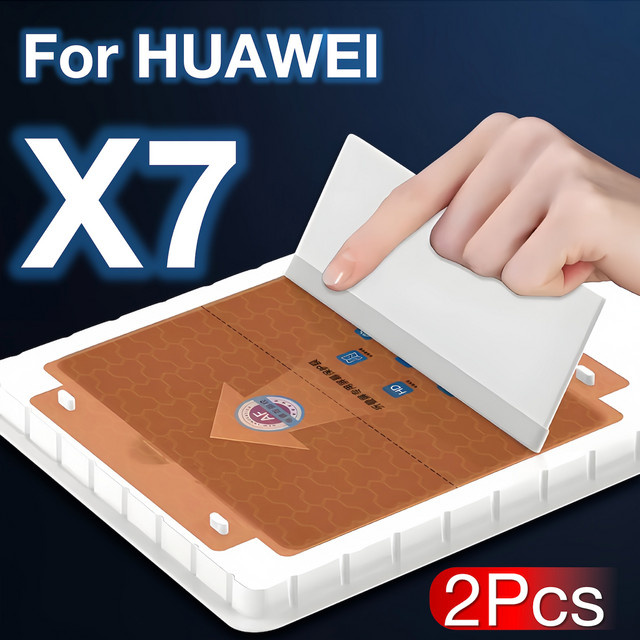 2 Stück Huawei Mate X7 X6 X5 X3 XT Faltbarer Bildschirmschutz mit automatischer Positionierung und ultra-klarer Sicht, transparent - Bild 1