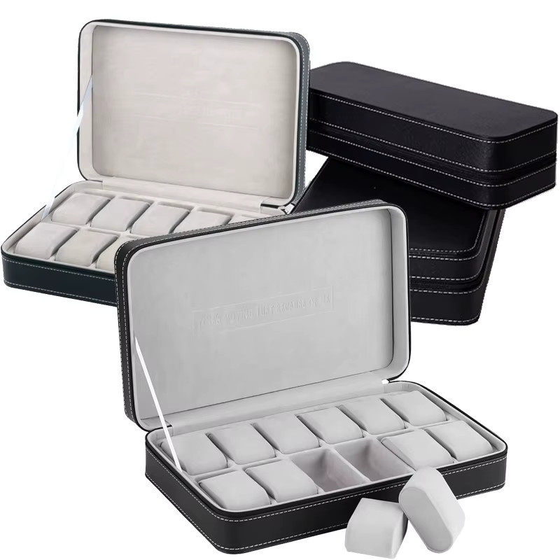 DELESYS Uhrenbox Reise, Schwarz - Bild 2