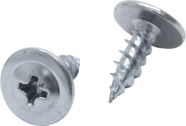 Protektor Blechschraube mit Nadelspitze und Phillips-Antrieb aus verzinktem Stahl in Silber, Durchmesser: 4,2 mm, Länge: 13 mm - Bild 1