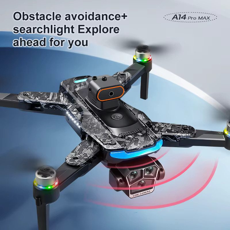 Lenovo A14 Pro Max GPS RC-Drohne in Schwarz mit 8K Dreifach-Kamera, bürstlosem Motor und intelligenter Hindernisvermeidung - Bild 4