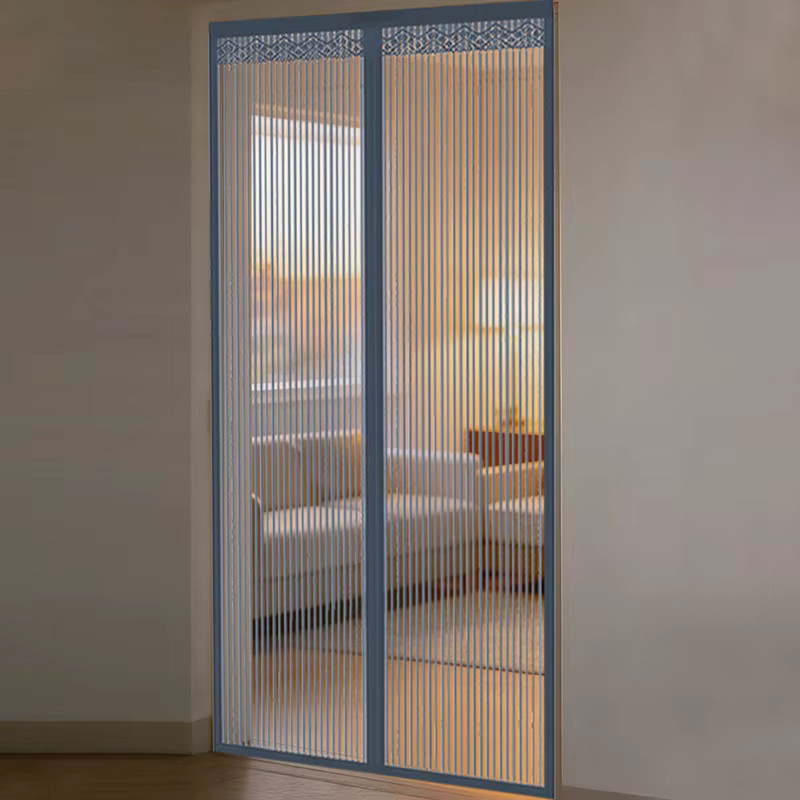 Leorate Anti-Mücken-Vorhang als magnetisches Moskitonetz für Fenster und Türen in Braun - Bild 3