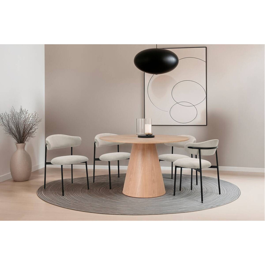 byLIVING Esstisch ROND, rund, Eiche, B/T/H: 120 x 120 x 75 cm - Bild 2