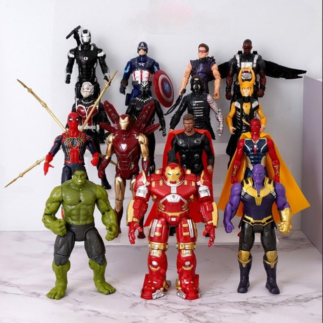 Hot Toys Marvel Die Avengers-Helden Iron Man, Spider-Man, Hulk, Thanos, bewegliche Gelenkfiguren, Modellspielzeuge - Bild 1