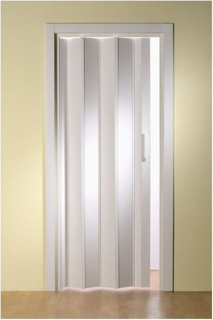 Forte Falttür Luciana modern weiß ohne Fenster B: 88,5 cm, H: 202 cm - Bild 1