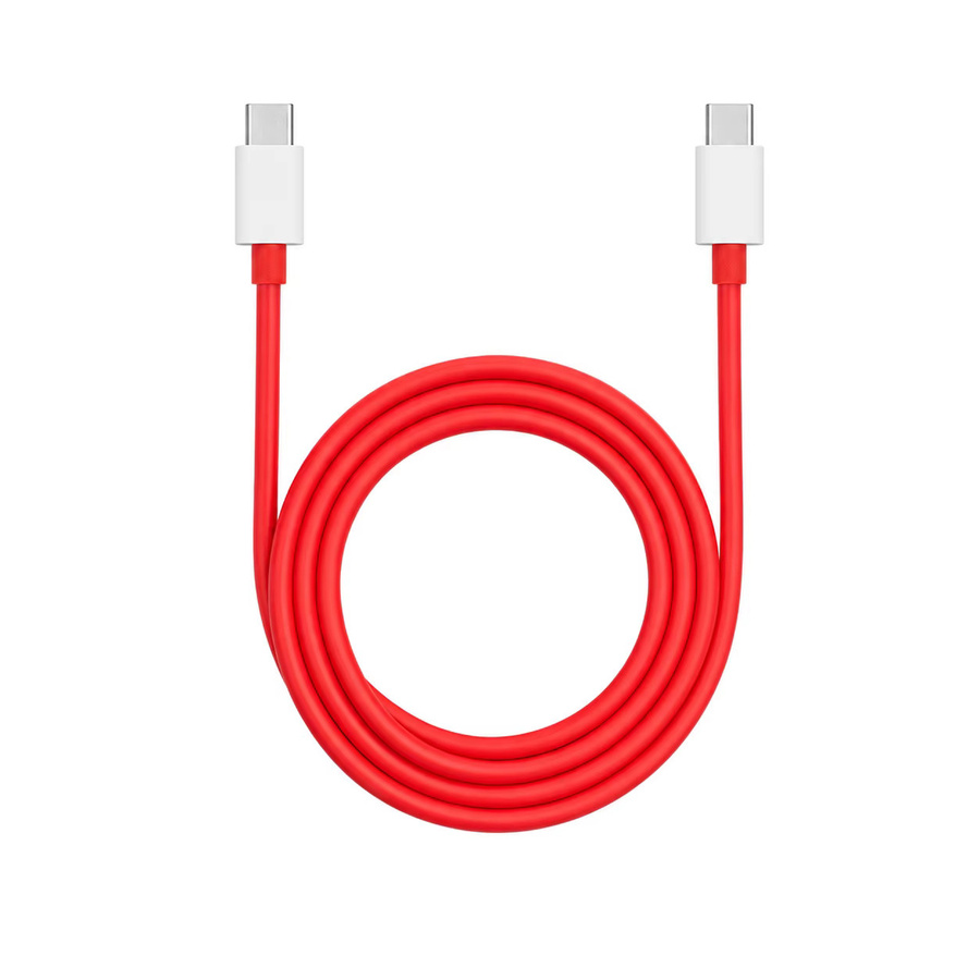 OnePlus 100W Typ-C Schnellladekabel Rot mit USB-A zu USB-C und USB-C zu USB-C Optionen für Datensynchronisation - Bild 6
