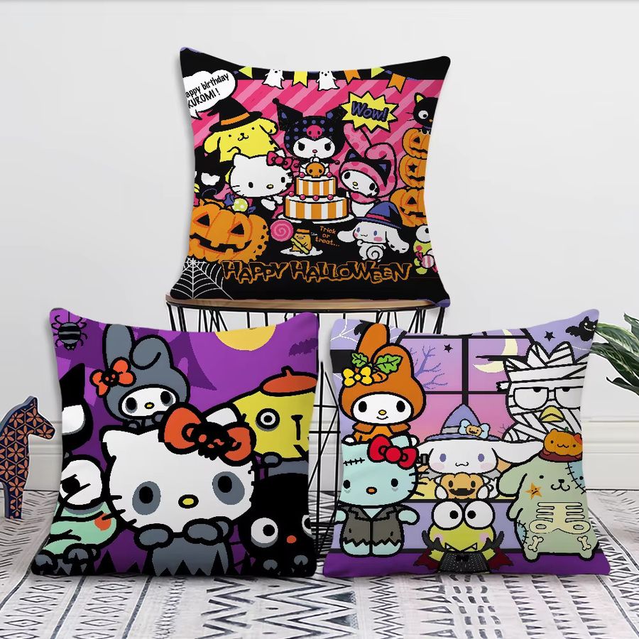 Sanrio K-Kuromi und My Melody Halloween Kissenbezug Multicolor - Bild 3