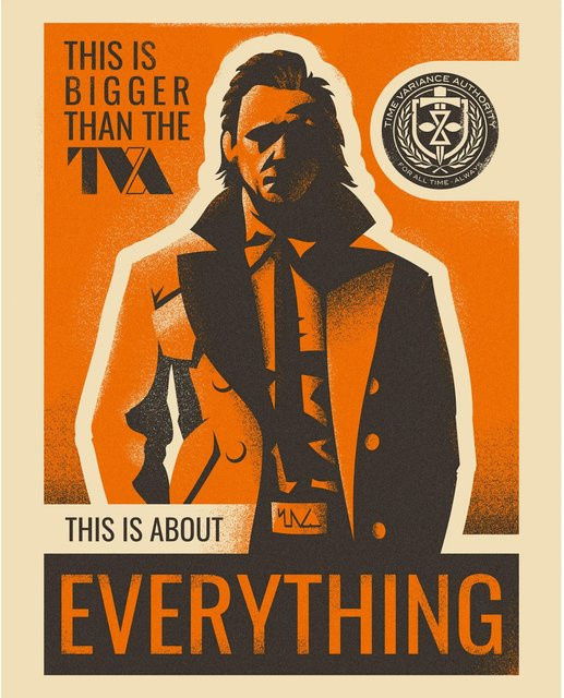 Komar Wandbild Marvel Loki This is About Everything, Orange, Breite: 40 cm, Höhe: 50 cm - Bild 1