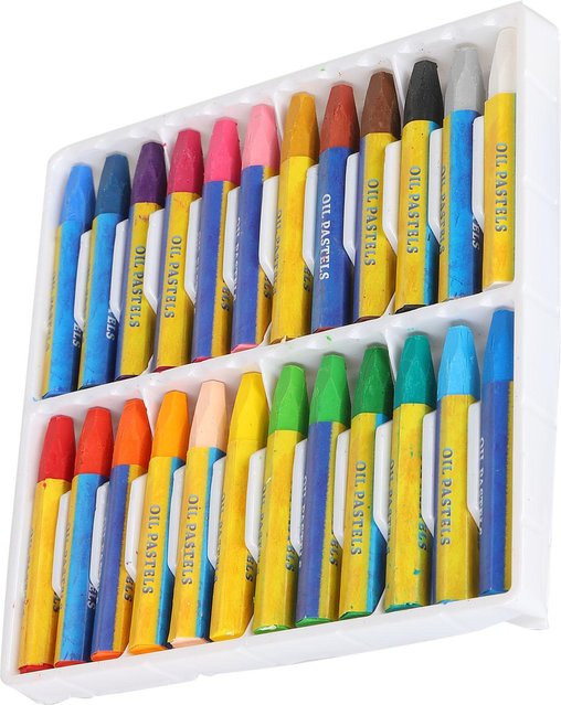 GoolRC Ölmalstift Set mit 24 Farben in Blau und Multicolour für Kinder und Schule - Bild 1