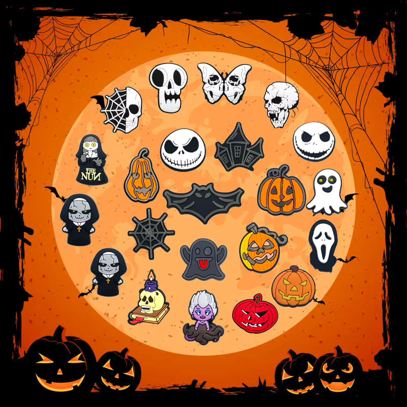 Potdemiel Charms, Cartoon-Halloween-Schuhanhänger, Unisex - Bild 2