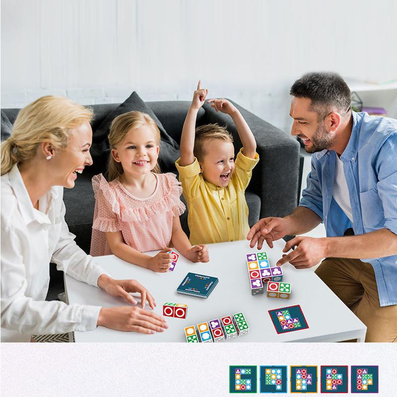 IYUEQIANLI Montessori Logisches Denken Brettspiel Zuordnungs Puzzle 3-6 Jahre - Bild 3