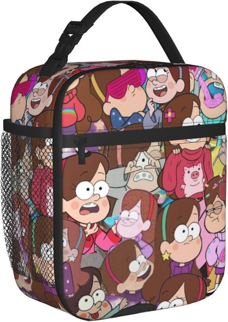 Fancy Style Studio Gravitys Falls Thermisch Isolierte Lunchtasche Bento-Box Multicolour - Bild 1