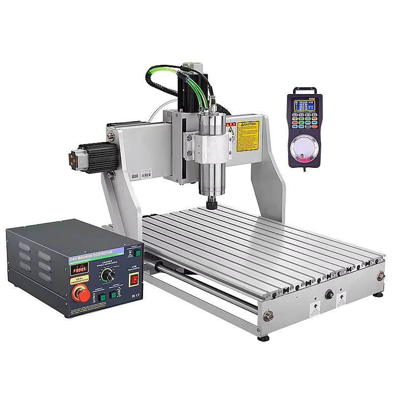 LY CNC-Fräser-Graveur 6040 mit 1,5 kW, 3 Achsen, Drehachse, 4. Achse und Handrad sowie Wassertank für industrielle Anwendungen - Bild 4