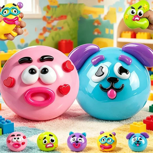 Smushers Squishy DIY Curiosities Hundegesicht-Wechsel-Set, Quetschspielzeug - Bild 1
