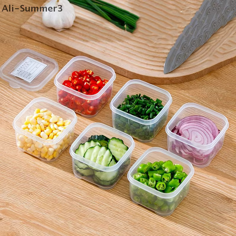 5er Set Mini Snack Organizer aus Kunststoff für Ketchup, Salat und Gewürze, tragbare Lebensmittelbehälter für die Küche - Bild 3