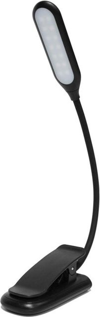 TOMTOP JMS Music Score Light LED-Schreibtischlampe mit Klemme in Schwarz für professionelles Notenpultlicht und zum Lesen mit einstellbarer Farbtemperatur - Bild 1