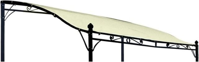 Ersatzdach für Anbaupavillon DEGAMO MANTOVA XL, B/T/H: 300 x 300 x 300 cm, PVC-beschichtet, Farbe: beige - Bild 1