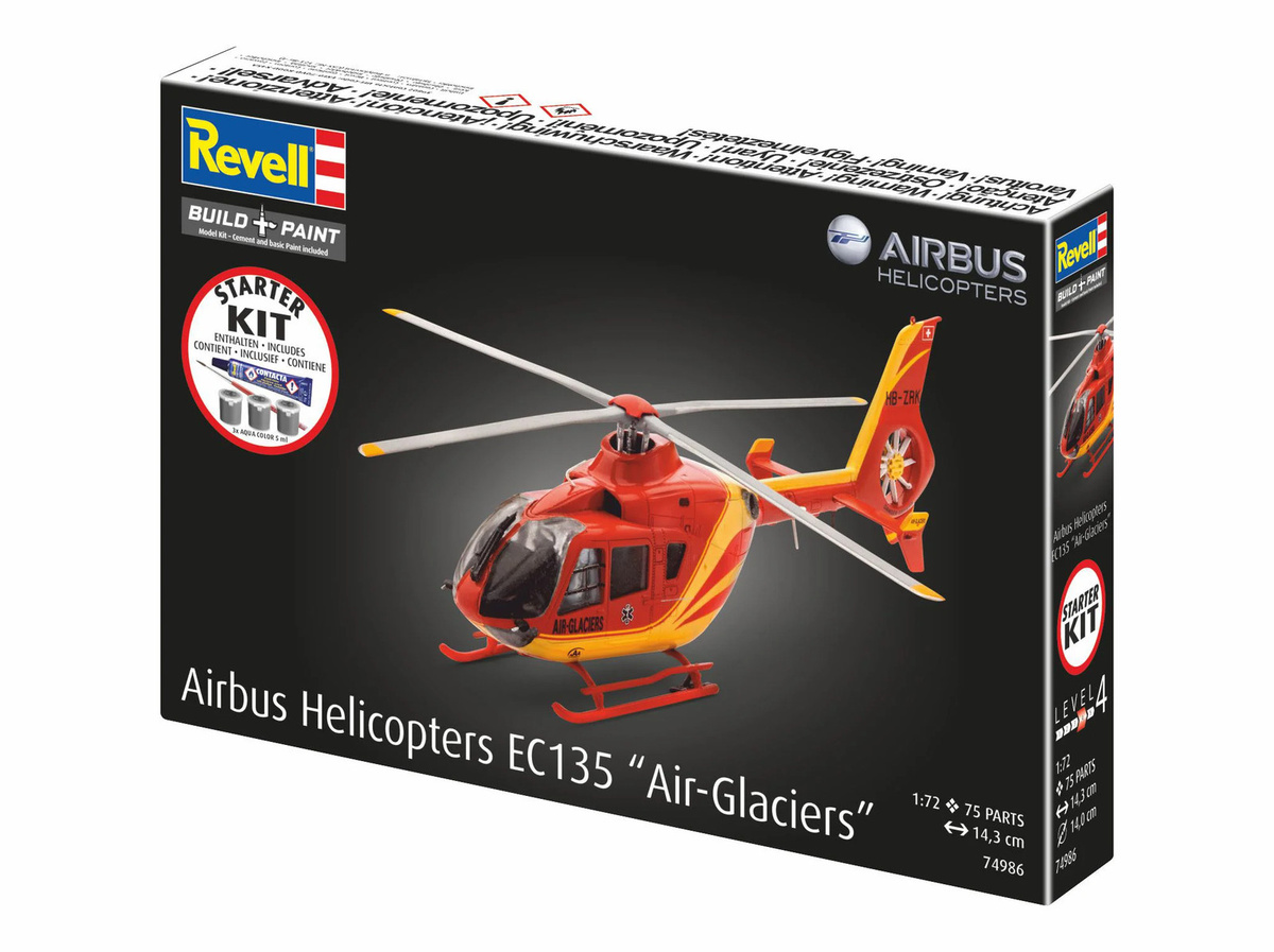 Revell Airbus Helicopters EC135 Air Glaciers, Modellbausatz, 1:72 - Bild 4