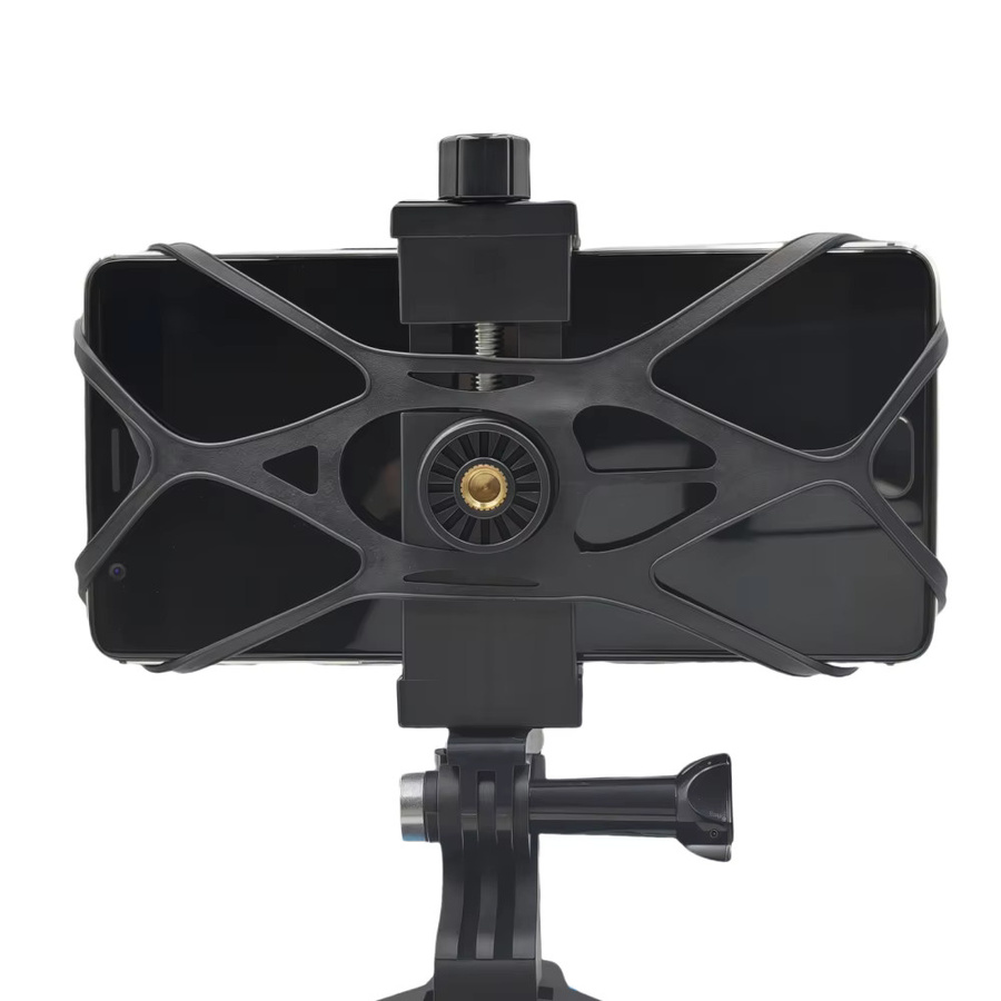 Helm-Telefonhalterung und Clip für GoPro Hero 13, 12, 11 sowie DJI Action 5 Pro in Schwarz - Bild 5