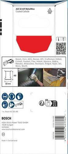 Bosch EXPERT AIZ 32 AIT MetalMax Tauchsägeblatt Set mit Starlock-Aufnahme, 5-teilig, Carbide-Tipped, Weiß - Bild 1