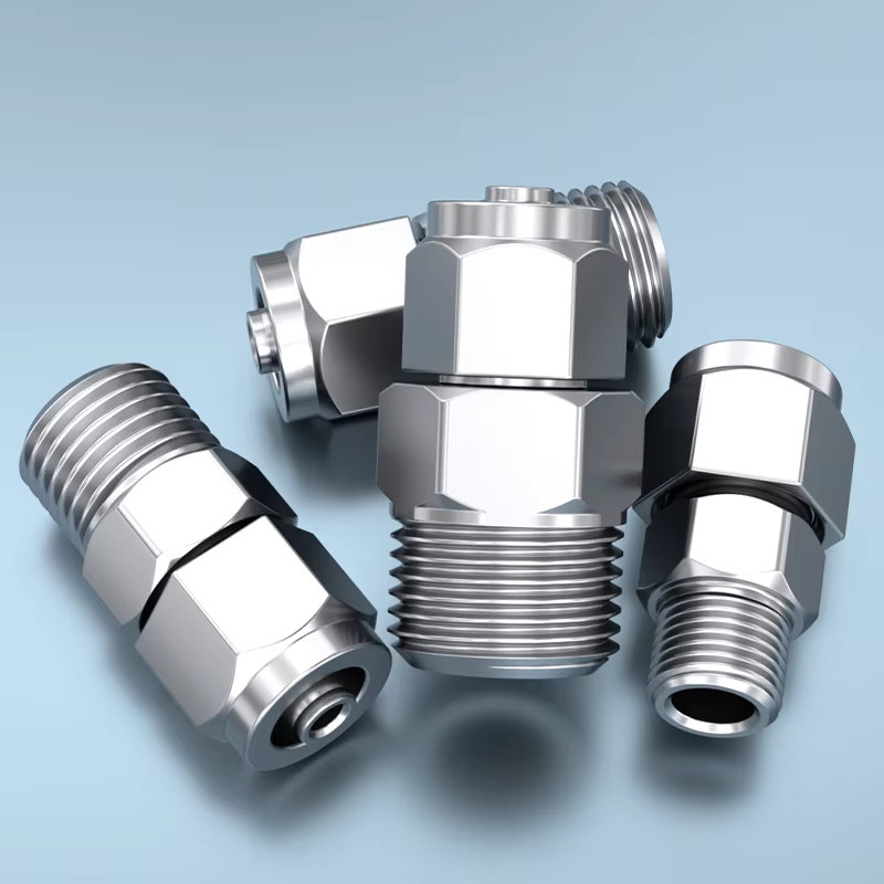 SteelShadow Pneumatische Schnellverbinder mit BSP-Gewinde für Schlauchanschlüsse PC 4-M5 bis 16mm - Bild 2