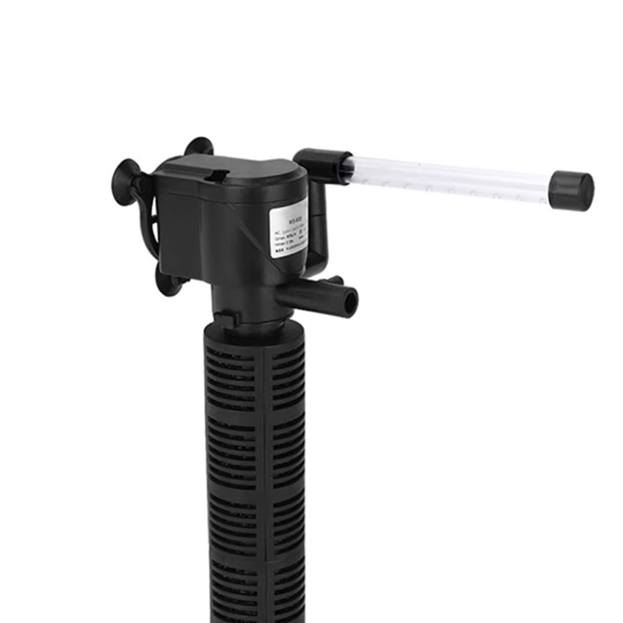 APWIKOGER 3-in-1 Aquarium Innenfilter in Schwarz, geräuscharmer Fischbeckenfilter und Wasserreiniger mit Pumpe - Bild 3
