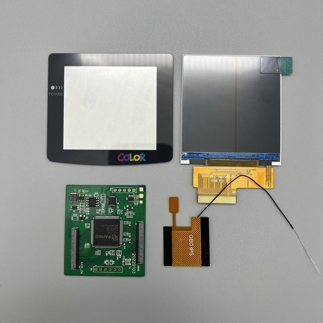 OPUYYM IPS LCD-Bildschirm für Nintendo Game Boy Color GBC in Schwarz oder Weiß - Bild 1