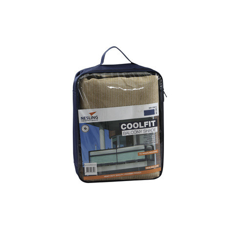 Nesling Balkonverkleidung Coolfit aus Hart-Polyethylen in Beige, H x L: 80 x 500 cm - Bild 2