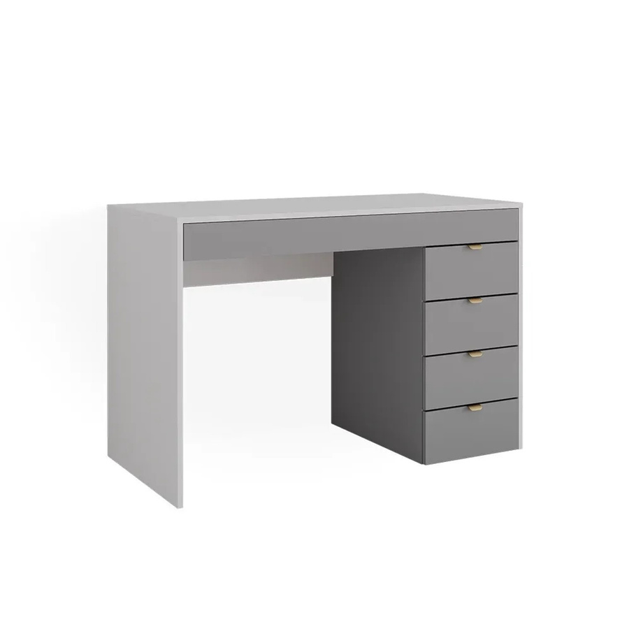 Vicco Schminktisch Elise modern in Weiß und Grau mit 5 Schubladen B: 115 cm, T: 76 cm - Bild 2